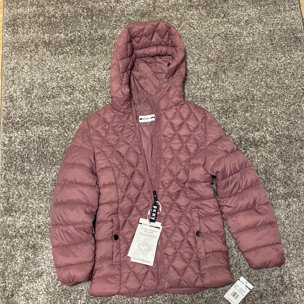 DKNY brand new kids small dustyrose jacket with tags